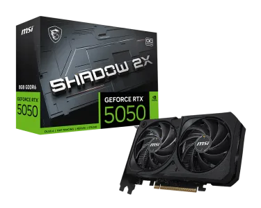 TARJETA DE VIDEO MSI GEFORCE RTX 5050 SHADOW 2X OC 8G