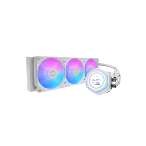 WATER COOLING - ENFRIAMIENTO LIQUIDO COOLER MASTER MASTERLIQUID ATMOS II LCD 360 ARGB - WHITE