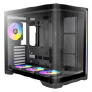 GABINETE ANTEC C5 CURVE ARGB C/4 VENTILADORES ARGB - BLACK