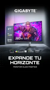 MONITOR 27 GAMING GIGABYTE MO27Q3 27 QD-OLED QHD 360HZ 