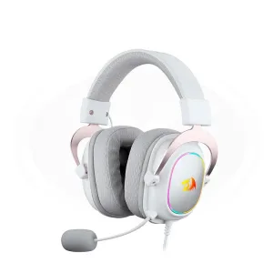 AURICULARES GAMING REDRAGON H510 ZEUS X RGB CABLEADO - WHITE