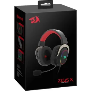AURICULARES GAMING REDRAGON H510 ZEUS X RGB CABLEADO - BLACK