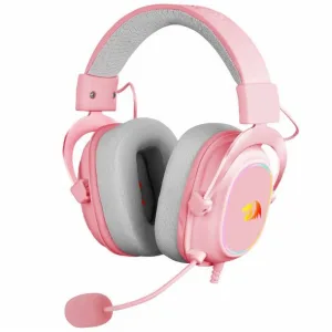 AURICULARES GAMING REDRAGON H510 ZEUS X RGB CABLEADO - PINK