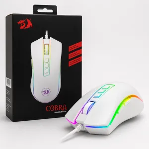 MOUSE GAMING REDRAGON COBRA M711W CABLEADO - WHITE