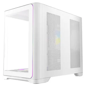 GABINETE ANTEC C5 CURVE ARGB C/4 VENTILADORES ARGB - WHITE
