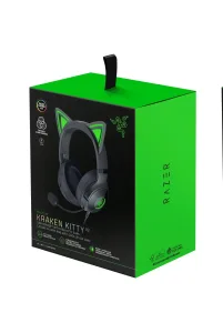 AURICULARES GAMING RAZER KRAKEN KITTY CHROMA RGB USB CABLEADO - BLACK