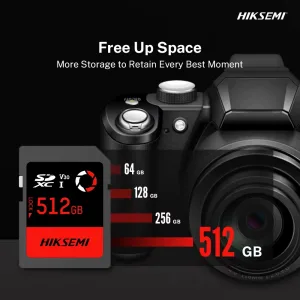 TARJETA DE MEMORIA SDXC HIKSEMI CAPTURE 512GB PARA CAMARA FOTOGRAFICA