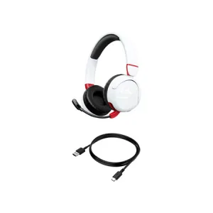 AURICULARES GAMING HYPERX MINI CLOUD KIDS INALAMBRICO - WHITE