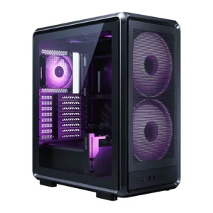GABINETE COOLER MASTER FRAME 500 MESH C/ 3 VENTILADORES ARGB – BLACK 