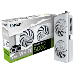 Tarjeta Palit Rtx 5060 White Oc 8gb Gddr7
