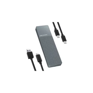 CASE BAHIA EXTERNO HIKSEMI MD202 PARA SSD M.2 NVME Y SATA USB-C - PORTABLE
