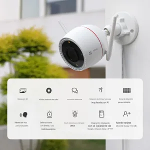 CAMARA EZVIZ H3C 2K EXTERIOR WIFI IP67