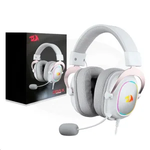 AURICULARES GAMING REDRAGON H510 ZEUS X RGB CABLEADO - WHITE