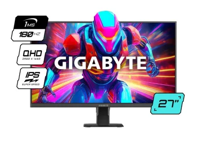 MONITOR 27” GIGABYTE GAMING GS27QA QHD 180Hz IPS