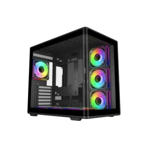 GABINETE COOLER MASTER ELITE 600 C/7 VENTILADORES ARGB - BLACK