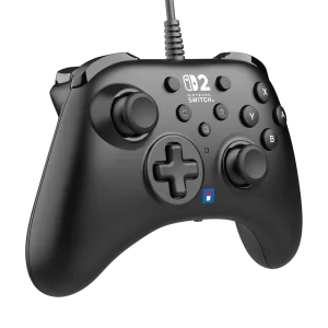 JOYSTICK HORI TURBO PARA NINTENDO SWITCH 2 BLACK - CABLEADO  