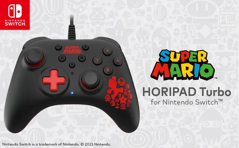 JOYSTICK HORI TURBO MARIO PARA NINTENDO SWITCH - CABLEADO