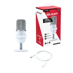 MICROFONO GAMING HYPERX SOLOCAST  - WHITE