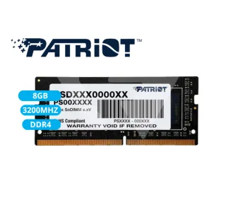 MEMORIA SODIMM PATRIOT SIGNATURE 8GB DDR4 3200MHZ 