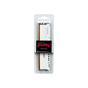 MEMORIA KINGSTON FURY BEAST RGB WHITE 16GB DDR5 5200MTS 