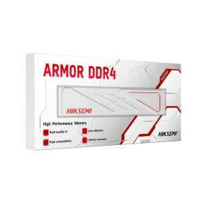 MEMORIA HIKSEMI ARMOR 8GB DDR4 3200MHZ CON DISIPADOR - WHITE