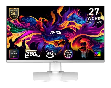 MONITOR 27” GAMING MSI MAG 272QPW QD-OLED 280HZ 