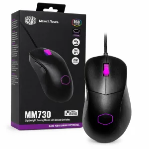 MOUSE GAMING COOLER MASTER MM730 ULTRALIVIANO CABLEADO - BLACK