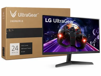 MONITOR 23.8 GAMING  LG ULTRAGEAR 24GN60R-B FHD IPS 144HZ 