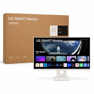 MONITOR 31.5 LG MYVIEW SMART MONITOR 32SR50F-W IPS FHD -WHITE