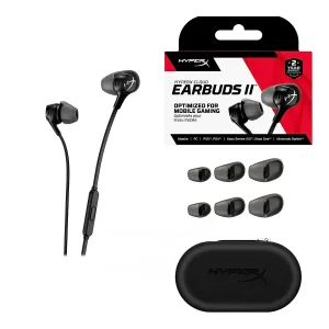 AURICULARES HYPERX CLOUD II EARBUDS CABLEADO - BLACK 
