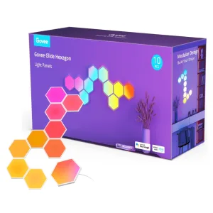 PANELES DE LUZ GOVEE GLIDE HEXA LIGHT PANELS RGBIC 10PCS