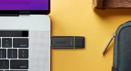 PENDRIVE KINGSTON DATATRAVELER EXODIA G2 256GB USB 3.2 - BLACK/LIME GREEN
