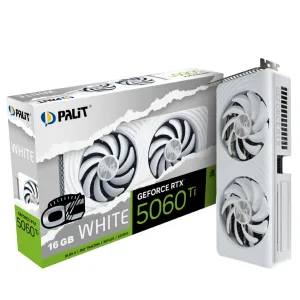 Tarjeta Palit Geforce Rtx 5060ti White Oc 16gb D7