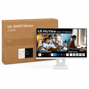 MONITOR 27 LG MYVIEW SMART 27SR50F-W IPS FHD - WHITE