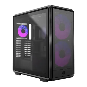 GABINETE COOLER MASTER MASTERFRAME 600 MESH C/ 3 VENTILADORES ARGB - BLACK