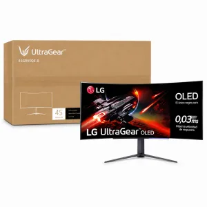 MONITOR LG ULTRAGEAR 45GR95QE-B 45 OLED WQHD CURVO 240HZ 