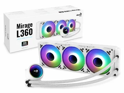 WATERCOOLING - ENFRIAMIENTO LIQUIDO AEROCOOL MIRAGE L360 ARGB 360 - WHITE