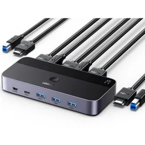 Switch Ugreen Hdmi 4k 60hz 2 In 1