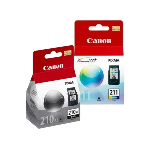 Pack De Cartuchos Canon Negro Pg-210xl Color Cl-211 Comun