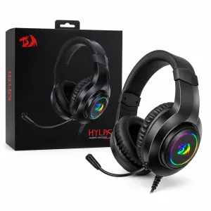 AURICULARES GAMER REDRAGON HYLAS H260 RGB CABLEADO - BLACK