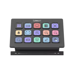 STREAM DECK REDRAGON STREAMCRAFT SS550 15 BOTONES LCD CABLEADO - BLACK