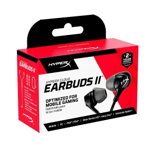 AURICULARES HYPERX CLOUD II EARBUDS CABLEADO - BLACK 