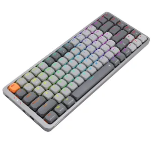 TECLADO GAMING MECANICO REDRAGON AZURE K652 RGB 75% LOW PROFILE - GREY