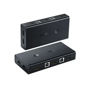 Switch Ugreen 2 In 1 4k/60hz Ultra Hd Hdmi + Usb
