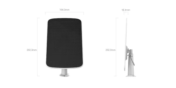 PANEL SOLAR DE CARGA EZVIZ PARA CAMARAS A BATERIA