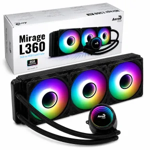WATERCOOLING - ENFRIAMIENTO LIQUIDO AEROCOOL MIRAGE L360 ARGB 360 - BLACK