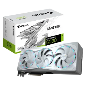 TARJETA  DE VIDEO AORUS GEFORCE RTX 5080 MASTER ICE 16G GDDR7