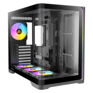 GABINETE ANTEC C5 CURVE ARGB C/4 VENTILADORES ARGB - BLACK