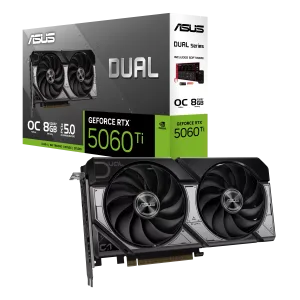 TARJETA DE VIDEO ASUS DUAL GEFORCE RTX 5060 Ti OC EDITION 8GB GDDR7