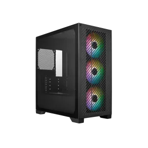GABINETE COOLER MASTER ELITE 301 C/1 VENTILADOR ARGB -  BLACK